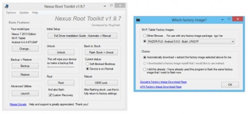 WugFresh Nexus Rood Toolkit Android 5.0 Lollipop Desteği