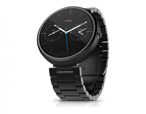 Moto 360 AT & T İçin Metal ve Deri Saat Kayışları Sunuyor