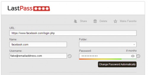 LastPass, Dashlane Otomatik Şifre Değiştirme Hizmetine Başladı